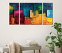 Wallity MXC08 Set de 3 Pinturas Decorativas en Lienzo Multicolor